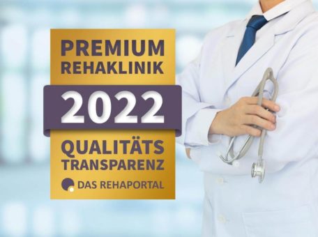 DAS REHAPORTAL verleiht Premium-Siegel an mehr als 175 Rehakliniken