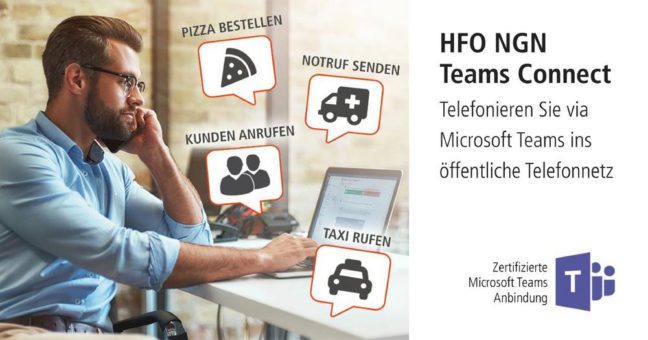 HFO NGN Teams Connect verleiht MS Teams eine Stimme