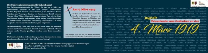 Sudetendeutscher Veranstaltungskalender 2022