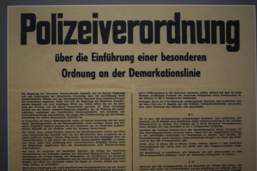 Veranstaltungsreihe zum 70. Jahrestag der Schließung der innerdeutschen Grenze