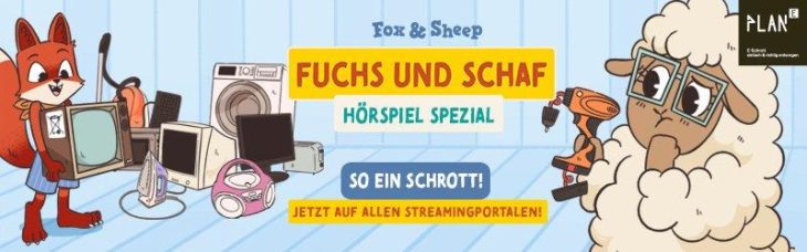 E-Schrott richtig entsorgen für Kinder – Das „So ein Schrott“-Hörspiel von Plan E für die kleinen Helfer der Erde