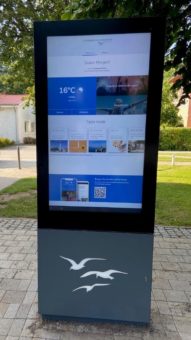 Multimedial und interaktiv – Ostseebad Kühlungsborn ist um drei neue digitale Infostelen reicher