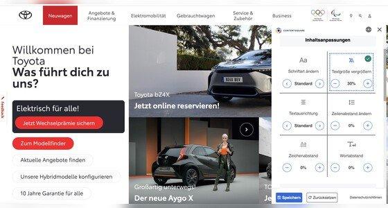 Toyota Deutschland mit verbesserter Kundenwebseite