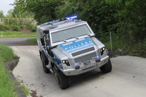 Sonderwagen für die Berliner Polizei – Rheinmetall liefert RMMV Survivor R in die Hauptstadt