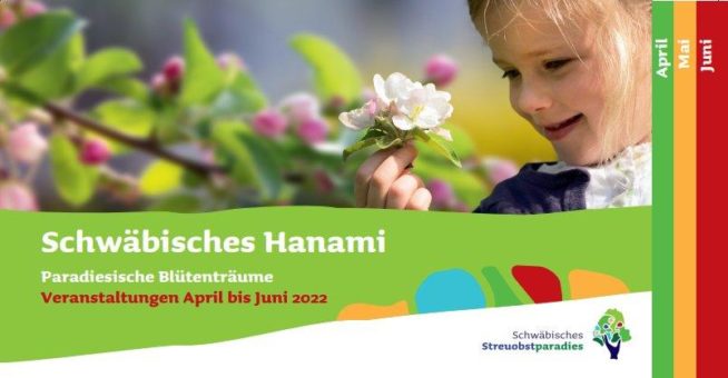 Ein Traum in Weiß und Rosa: Veranstaltungsbroschüre „Schwäbisches Hanami“ zur Obstbaumblüte im Streuobstparadies erschienen