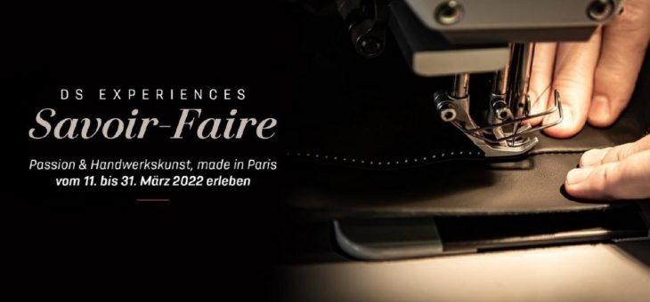 Passion & Handwerkskunst: DS Experiences Savoir-Faire starten