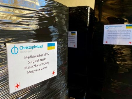 Christophsbad steht der Ukraine bei ─ Hilfsgüter rollen bereits nach Przemyśl (polnisch-ukrainische Grenze)