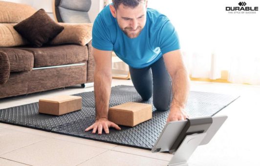Fitness mit digitaler Unterstützung – Display Halterungen für das Home Gym