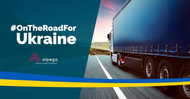 Die ALPEGA Group startet einen einzigartigen Transportservice für NGO’s, um der Ukraine zu helfen: #OnTheRoadForUkraine