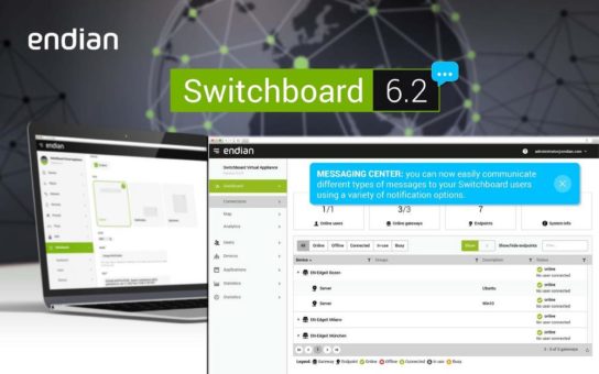Endian präsentiert Switchboard 6.2
