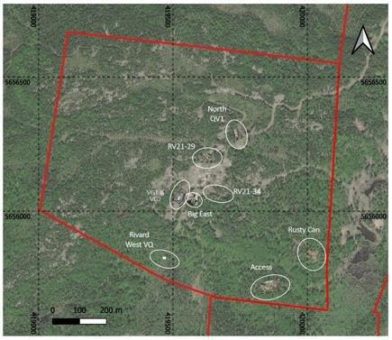 Trillium Gold meldet hochgradige Goldwerte über beträchtliche Streichlängen aus Oberflächenkanalproben auf Rivard