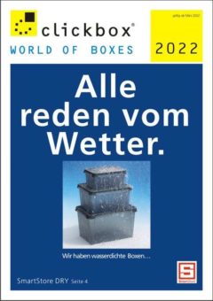 Alle reden vom Wetter – wir haben wasserdichte Boxen