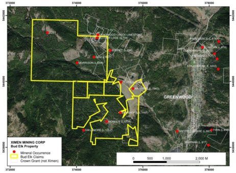 Ximen Minings Bohrprogramm im April ist auf die Kupfer-Gold-Porphyr-Ziele in Bud-Elk ausgerichtet
