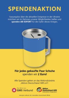 GMS Fachhändler aus mehreren europäischen Ländern spenden für die Ukraine