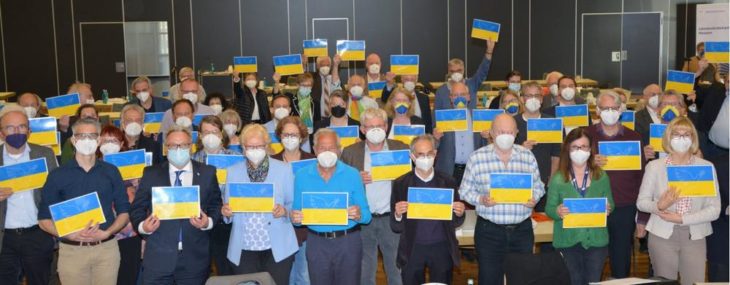 Solidarität mit der Ukraine und Verurteilung des Angriffskriegs gegen das Land