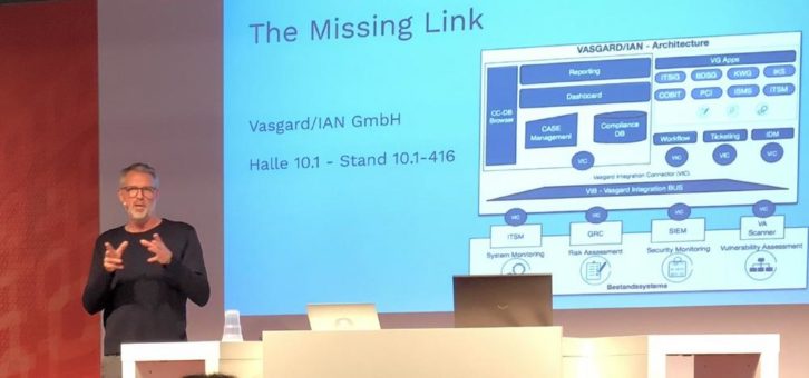 Vasgard GmbH stellt Compliance-Automation-Lösung VASGARD/IAN auf it-sa in Nürnberg vor und zieht positive Bilanz