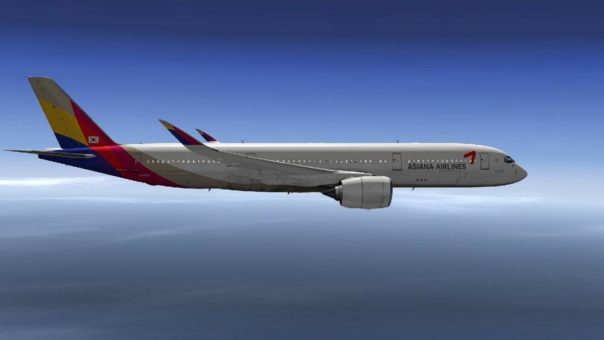 ASIANA AIRLINES fährt die Triebwerke hoch