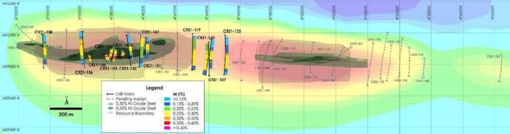 Canada Nickel schließt aktuelle Phase der Crawford-Bohrungen ab und meldet den bisher hochgradigsten Abschnitt