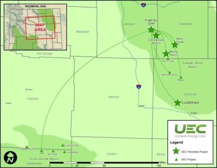 Uranium Energy Corp startet Wyoming Hub and Spoke Plattform mit Einreichung des S-K 1300 Technical Report Summary