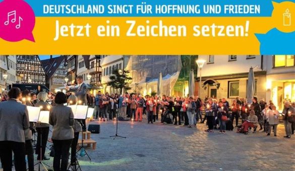 Deutschland singt für Hoffnung und Frieden: Aufruf zum offenen Singen mit Geflüchteten aus der Ukraine