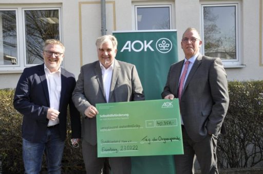 AOK Rheinland-Pfalz/Saarland unterstützt Projekt des Bundesverband Niere e.V. mit über 40.000 Euro