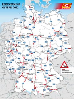 Staus zu Ostern – Reiseverkehr füllt die Straßen