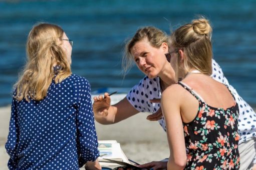 Im Ostseebad Kühlungsborn sind die Pinsel los