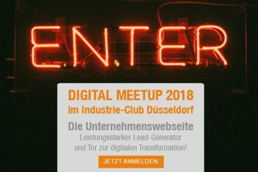 anyMOTION macht Industrie-Club Düsseldorf mit DIGITAL MEETUP zur Bühne der digitalen Transformation