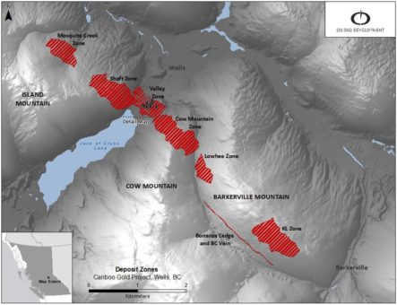 Osisko Development durchschneidet 10,85 g/t Au auf 14,25 Metern und weitere hochgradige Proben mit 91,6 g/t Au, 90,7 g/t Au, 126,5 g/t Au, 120,0 g/t Au, 94,1 g/t Au, 201,0 g/t Au, 278,0 g/t Au und 113,0 g/t Au im Valley