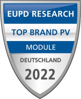 WINAICO erhält auch 2022 den „Top Brand PV“ Award