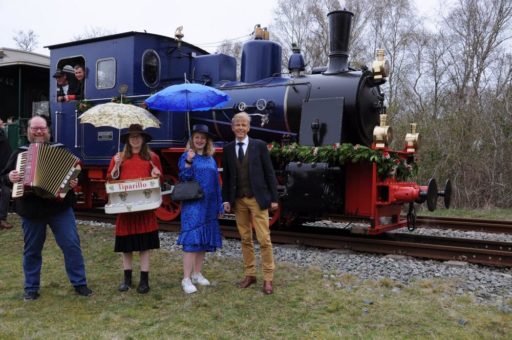 Dampflok „Borkum“ feiert 25-jähriges Dienstjubiläum