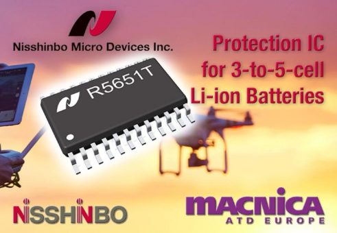 Neues Produkt: R5651-Serie, Protection IC für Li-Ion-Batterien mit 3 bis 5 Zellen