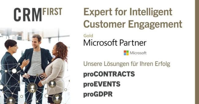 CRMFIRST ist erneut Microsoft Gold-Partner