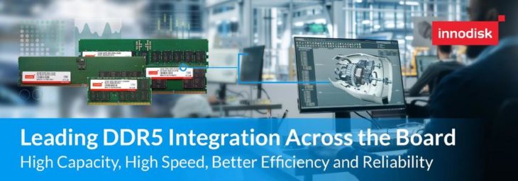 Neue DDR5-Speicher von Innodisk für Workstations