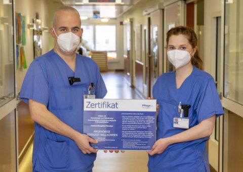 Clemenshospital erhält Zertifikat „Angehörigenfreundliche Intensivstation“