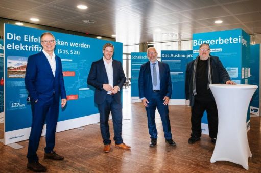 Ausstellung zum Ausbau der S-Bahn Köln in Euskirchen eröffnet