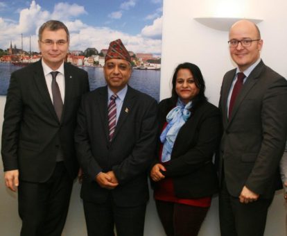 Hoher diplomatischer Besuch aus Nepal