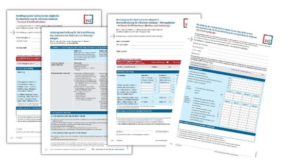 Neue VdZ-Nachweisformulare zur Bestätigung des hydraulischen Abgleichs für Fachhandwerker