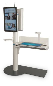 Digitaler Schreibtisch DigiDesk oder Gesundheitsterminal auch für VIVY und andere Anbieter nutzbar