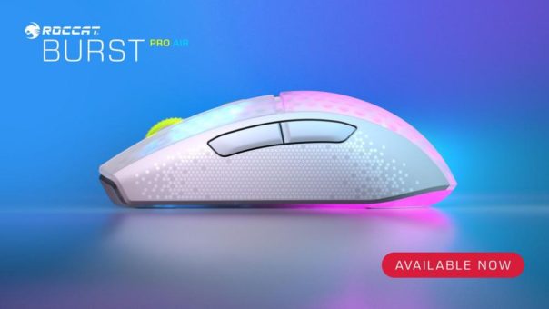 Die neue kabellose ROCCAT Burst Pro Air Gaming-Maus ist ab sofort weltweit erhältlich