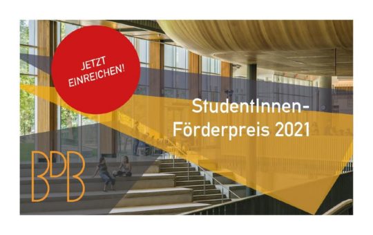 BDB lobt „StudentInnen-Förderpreis 2021“ aus