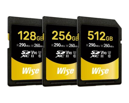 Wise präsentiert neue Reihe von SD-N-Speicherkarten mit V90
