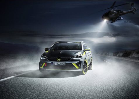 Weltpremiere auf der IAA: Opel präsentiert als erster Hersteller ein elektrisches Rallyeauto