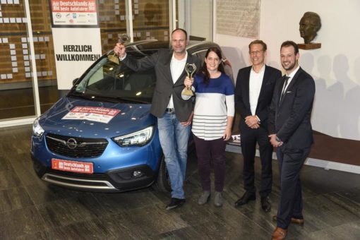 „Deutschlands beste Autofahrer 2017“ fahren Opel Crossland X