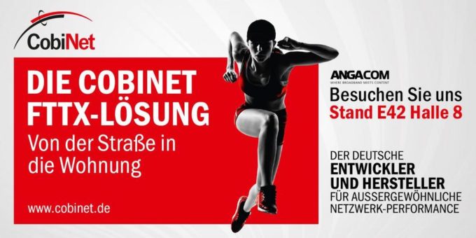 CobiNet präsentiert auf der ANGA COM 2022 durchgängige FttX-Lösungen von der Straße bis in die Wohnung
