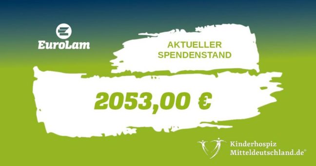 Große EuroLam-Spendenaktion für das Kinderhospiz Mitteldeutschland