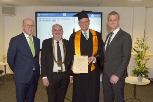 Messe-CEO Dr. Roland Fleck zum Honorar-Professor berufen