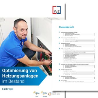 Aktualisierte Fachregel zur Optimierung der Heizungsanlage in Bestandsgebäuden jetzt neu mit Kapitel zu Nichtwohngebäuden