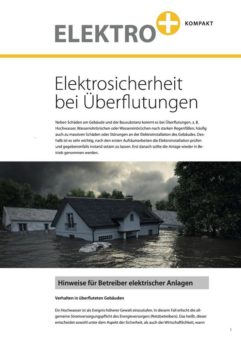 „Elektrosicherheit bei Überflutungen“