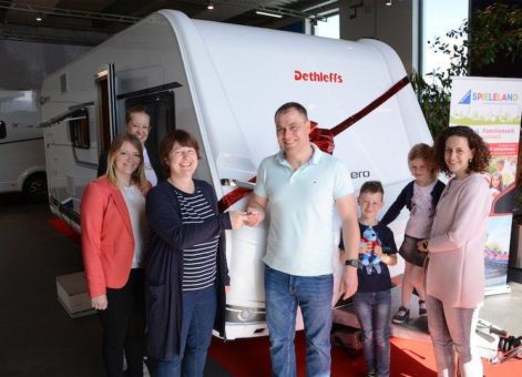 Großes Los gezogen: Wohnwagen AERO von Dethleffs